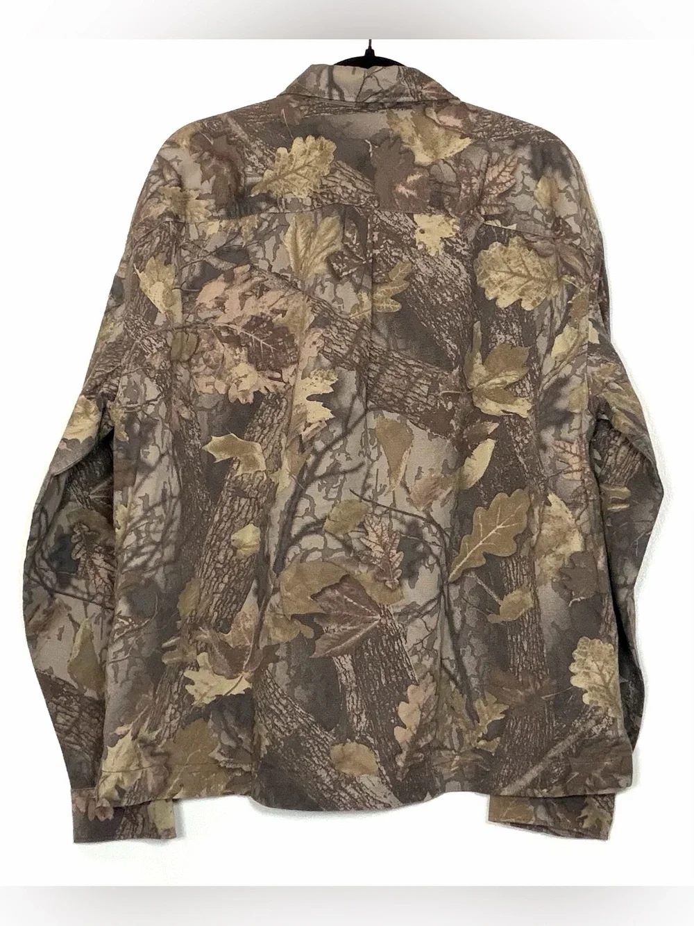 🆕 Abercrombie & Fitch Brown Camo Button-Up Shirt Jacket